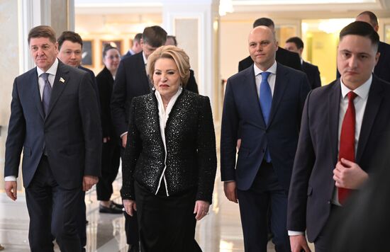 Заседание Совета Федерации РФ 