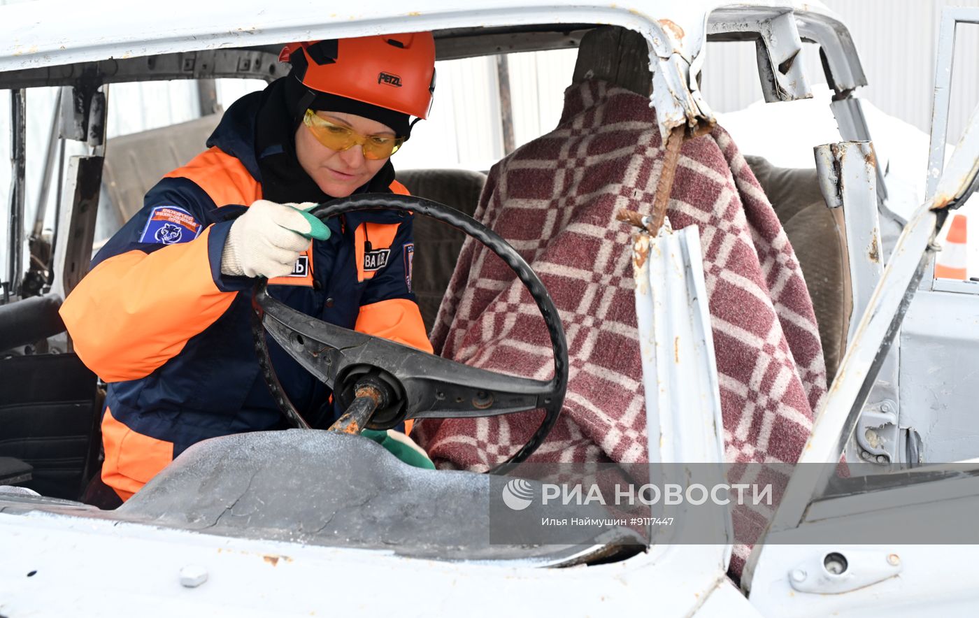 Работа женщин-спасателей в Красноярском крае 