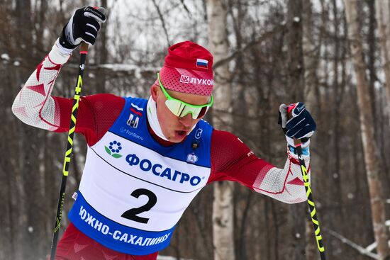 Лыжные гонки. Чемпионат России. Масс-старт 50 км. Свободный стиль. Мужчины