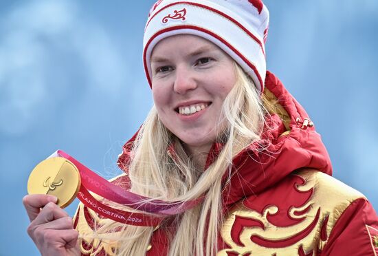 Паралимпиада-2026. Горные лыжи. Супергигант. Церемония награждения