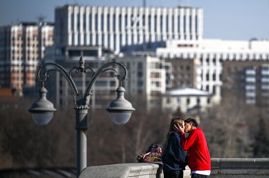 Весенняя погода в Москве