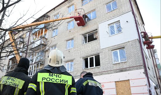Последствия ракетного удара ВСУ по Брянску