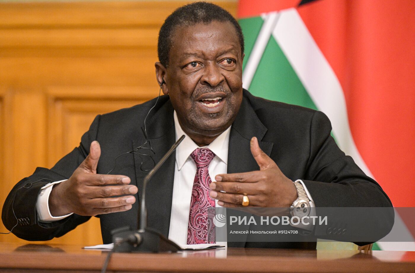 Встреча главы МИД РФ Лаврова и главы МИД Кении Мудавади