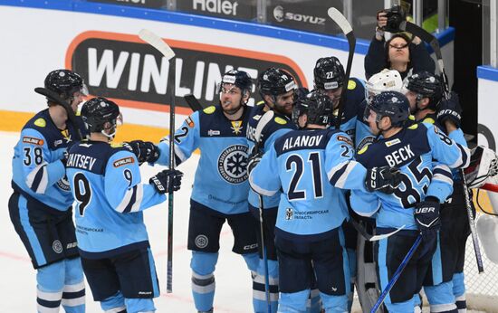 Хоккей. КХЛ. "Сибирь" (Новосибирск) - ЦСКА (Москва)