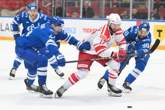 Хоккей. КХЛ. "Спартак" (Москва)  - "Динамо" (Москва)