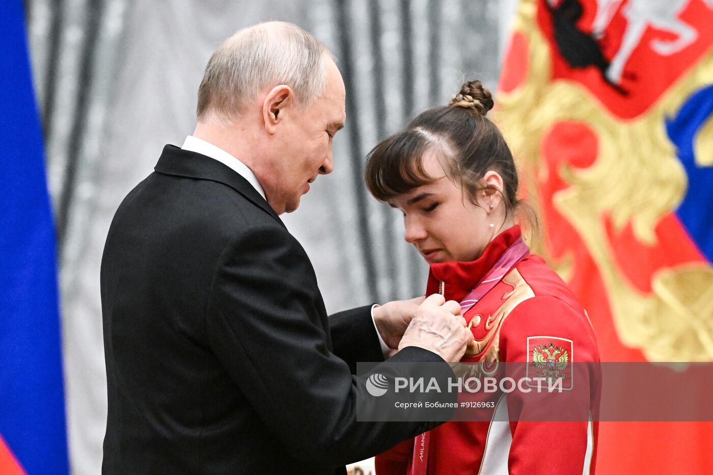 Вручение госнаград российским паралимпийцам