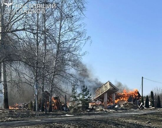 Последствия обстрела Белгородской области