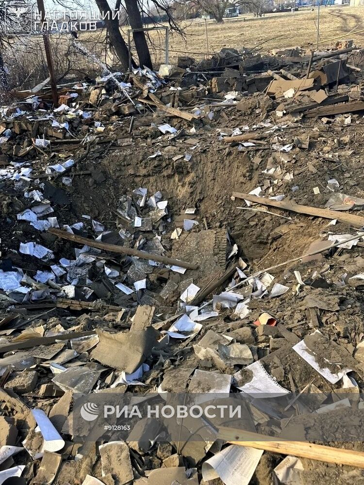 Последствия обстрела Белгородской области