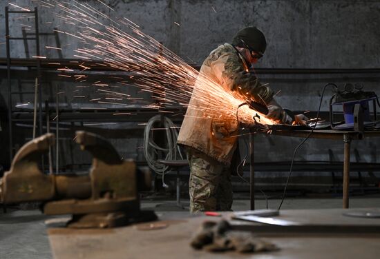 Работа ремонтной роты десантного соединения на Запорожском направлении СВО