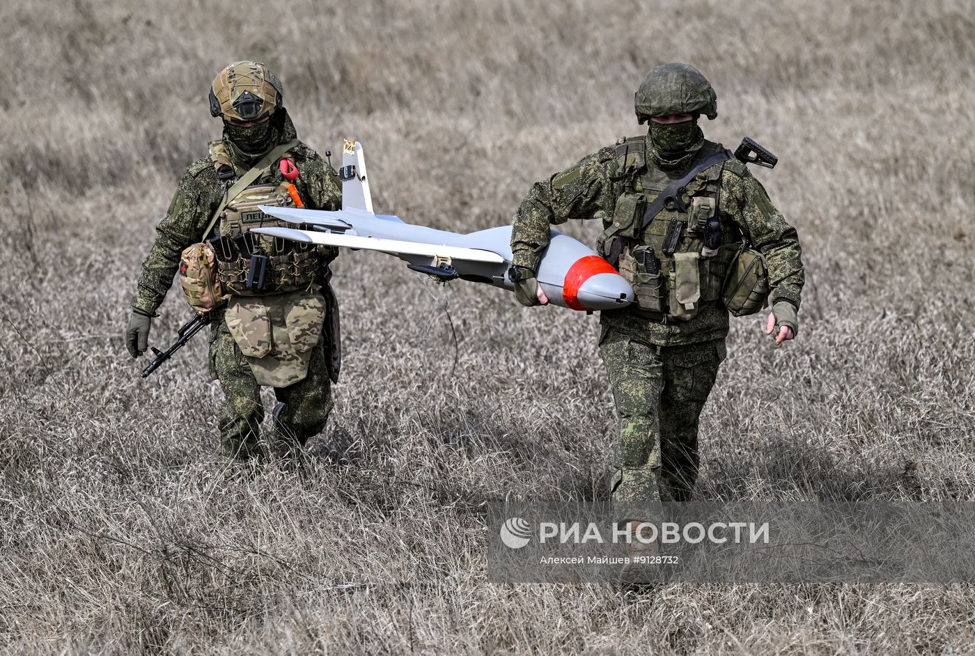 Работа расчета БПЛА "Молния-2" 58-й армии на Запорожском направлении СВО