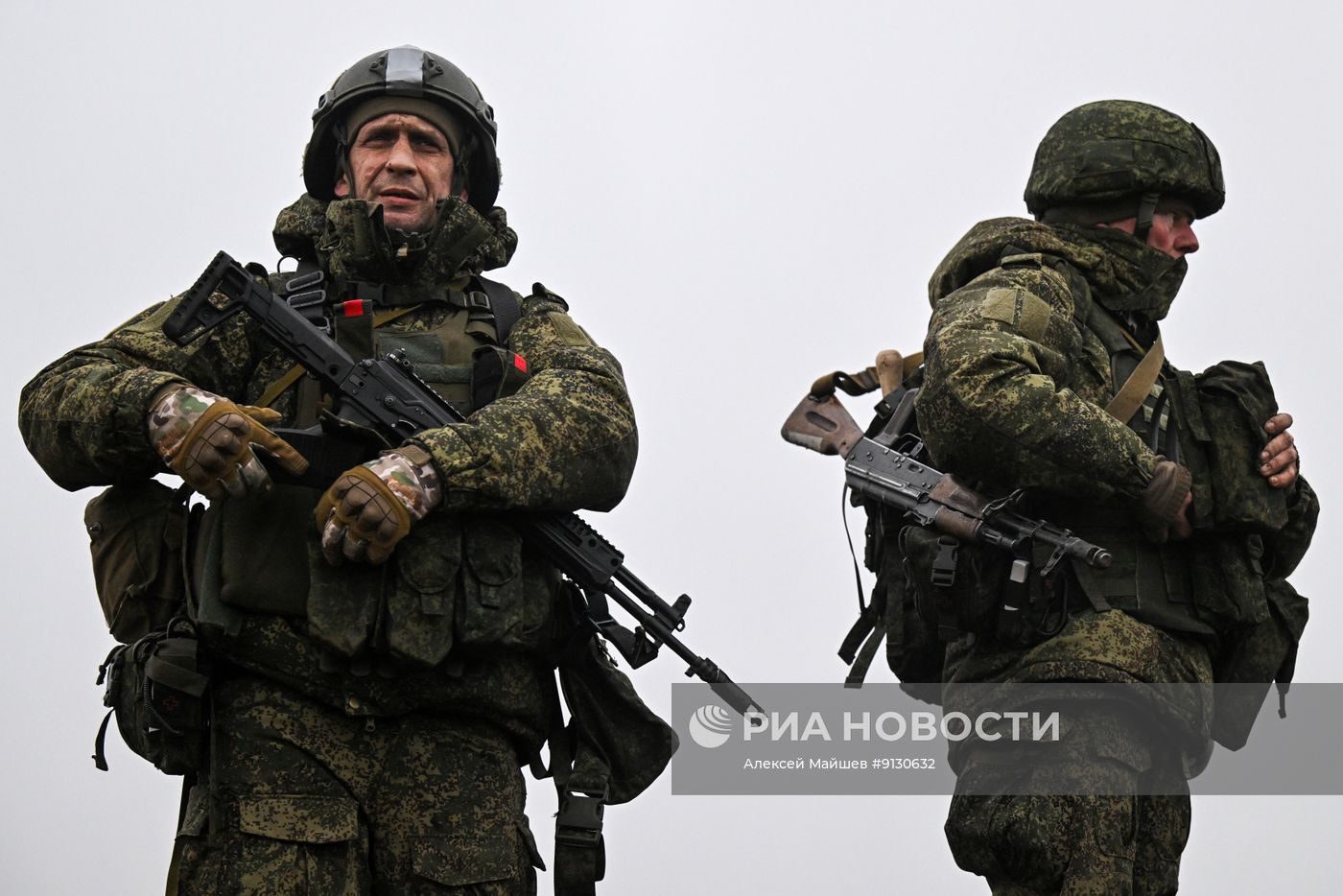 Подготовка военнослужащих ВС РФ на полигоне на Запорожском направлении СВО
