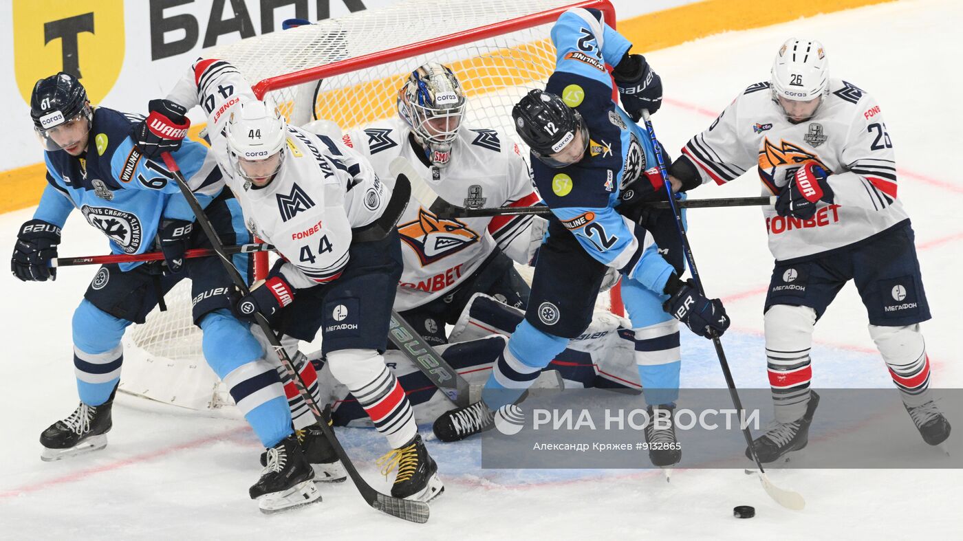 Хоккей. КХЛ. "Сибирь" (Новосибирск) - "Металлург" (Магнитогорск)
