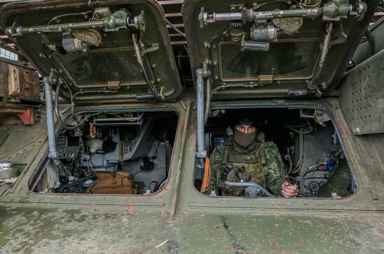 Боевая работа расчёта ЗРК "Тор-М2" на Запорожском направлении
