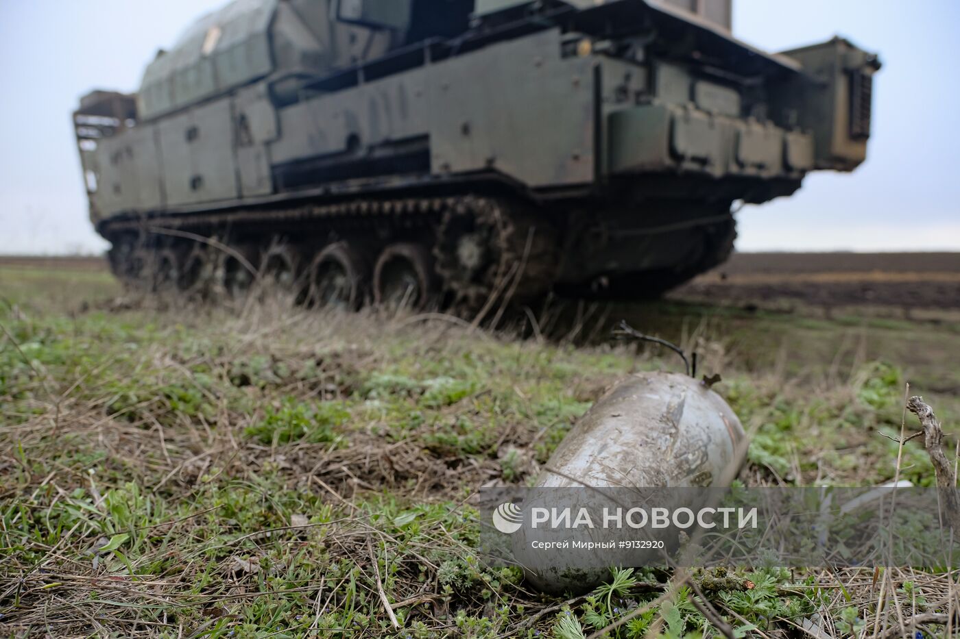 Боевая работа расчёта ЗРК "Тор-М2" на Запорожском направлении