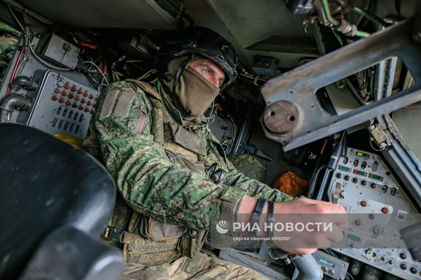 Боевая работа расчёта ЗРК "Тор-М2" на Запорожском направлении