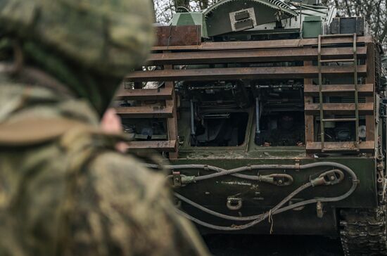 Боевая работа расчёта ЗРК "Тор-М2" на Запорожском направлении