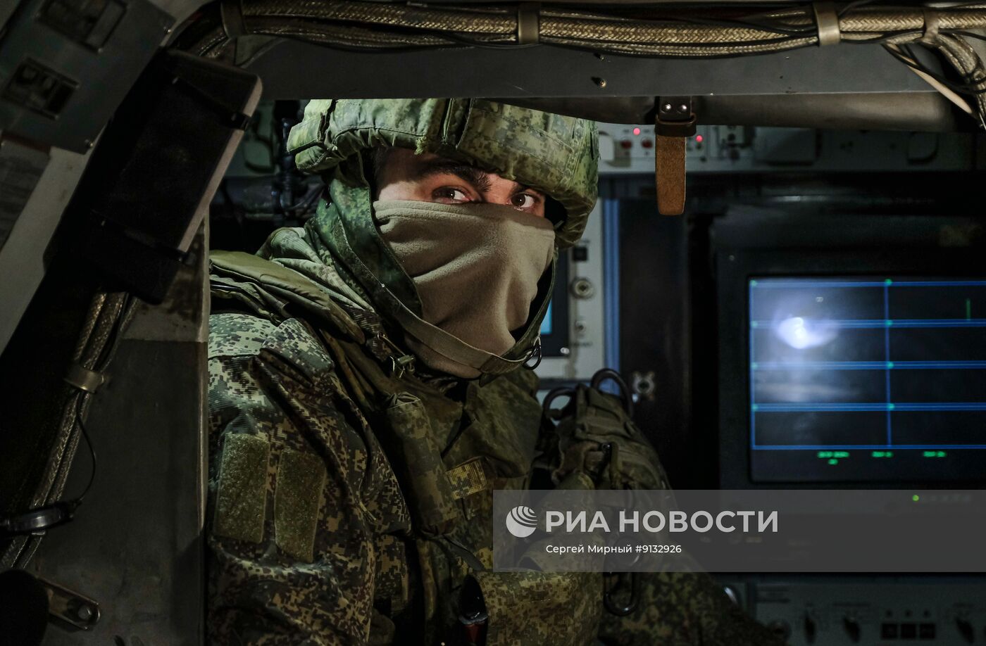 Боевая работа расчёта ЗРК "Тор-М2" на Запорожском направлении