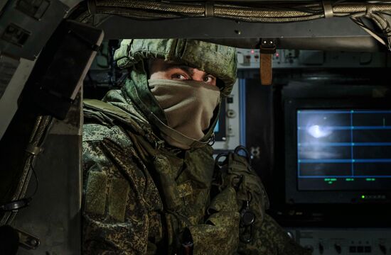 Боевая работа расчёта ЗРК "Тор-М2" на Запорожском направлении