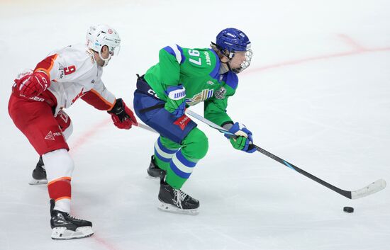 Хоккей. КХЛ. "Салават Юлаев" (Уфа) - "Автомобилист" (Екатеринбург)