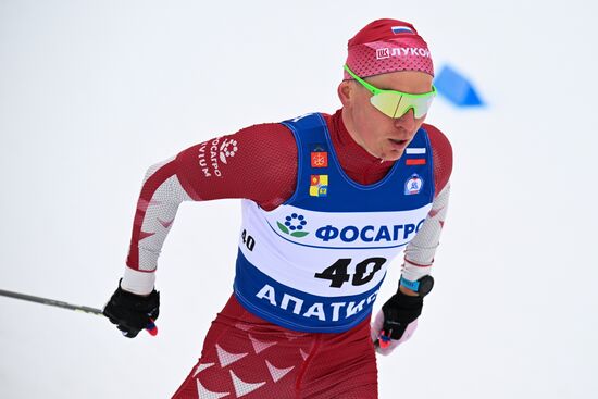Лыжные гонки. Финал Кубка России. Мужчины. Свободный стиль