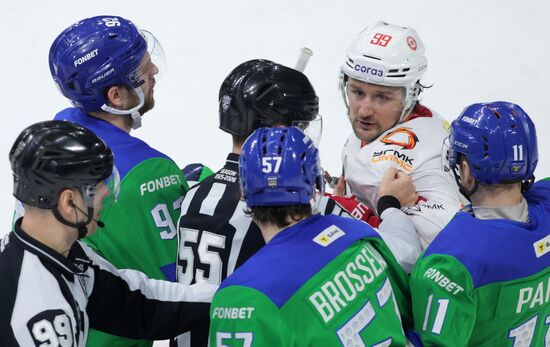 Хоккей. КХЛ. "Салават Юлаев" (Уфа) - "Автомобилист" (Екатеринбург)