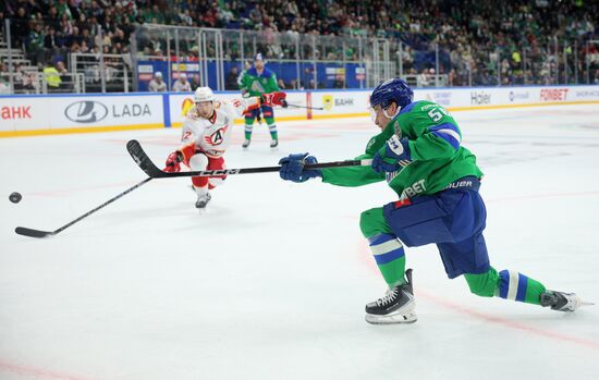 Хоккей. КХЛ. "Салават Юлаев" (Уфа) - "Автомобилист" (Екатеринбург)