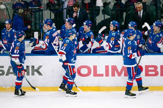 Хоккей. КХЛ. СКА (Санкт-Петербург) - ЦСКА (Москва)