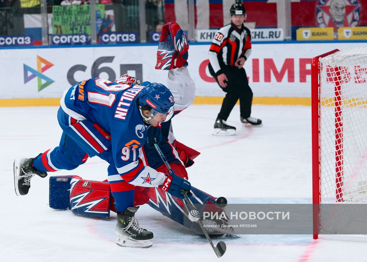 Хоккей. КХЛ. СКА (Санкт-Петербург) - ЦСКА (Москва)