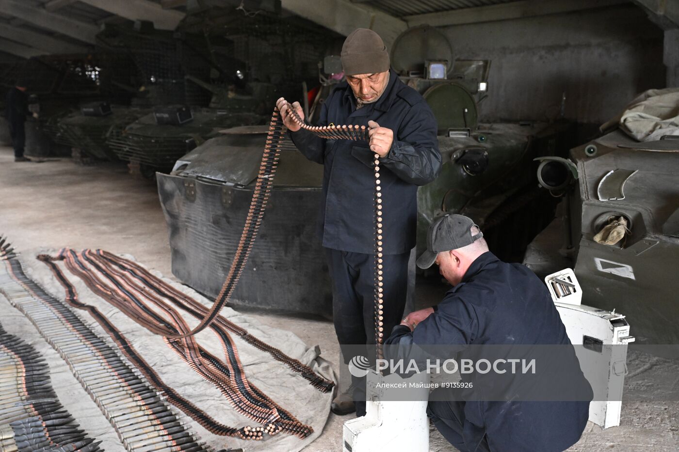 Техобслуживание боевых машин на Запорожском направлении СВО