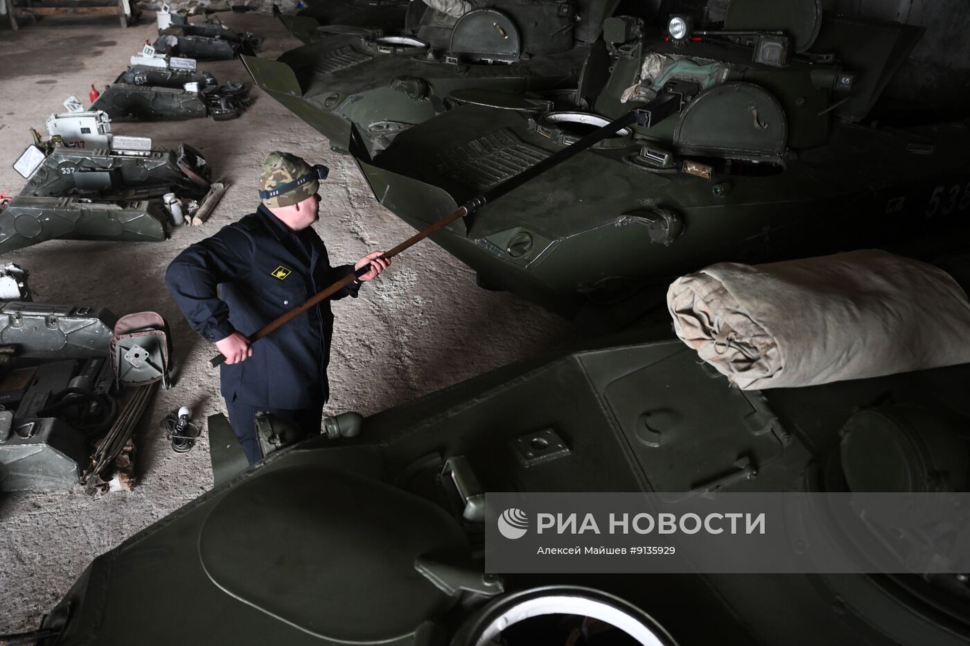 Техобслуживание боевых машин на Запорожском направлении СВО