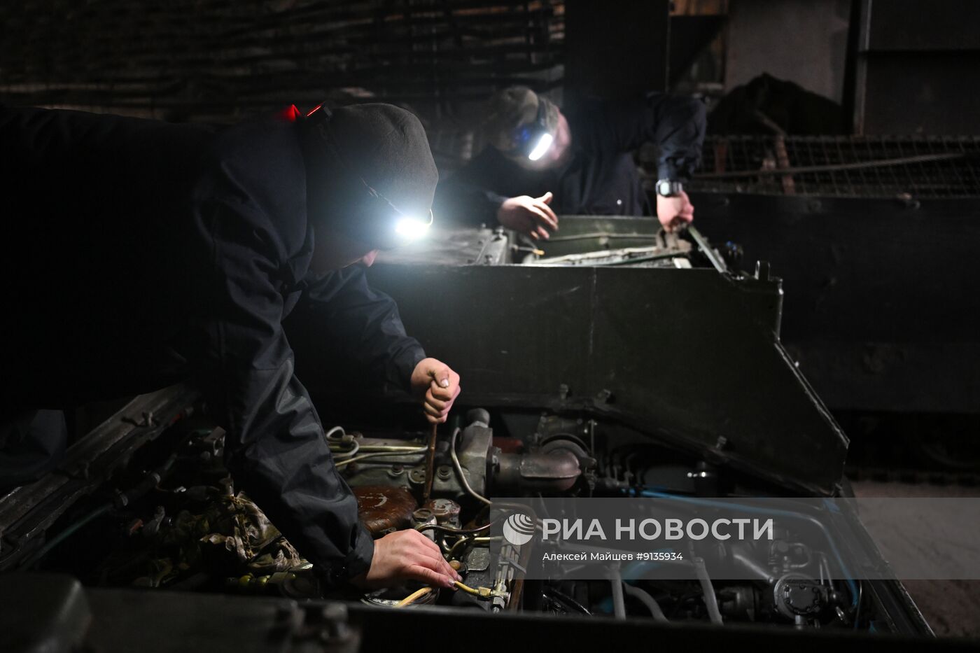 Техобслуживание боевых машин на Запорожском направлении СВО