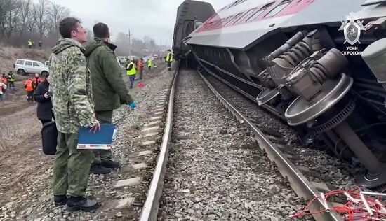 Пассажирский поезд сошел с рельсов в Ульяновской области 