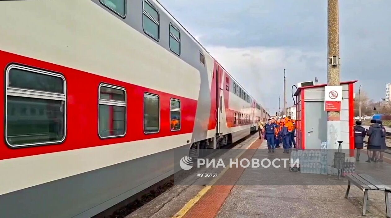 Пассажирский поезд сошел с рельсов в Ульяновской области