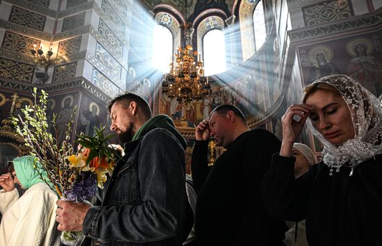 Празднование Вербного воскресенья