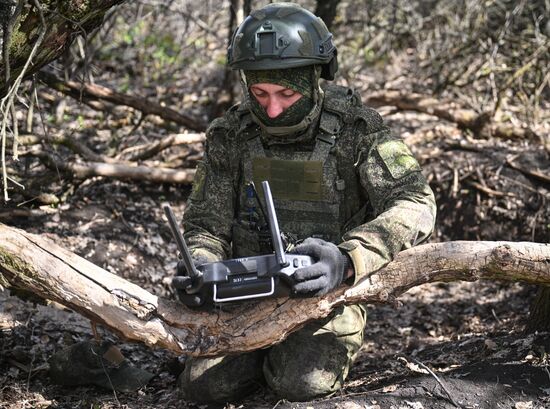 Боевое слаживание штурмовиков группировки войск "Запад" на Харьковском направлении СВО