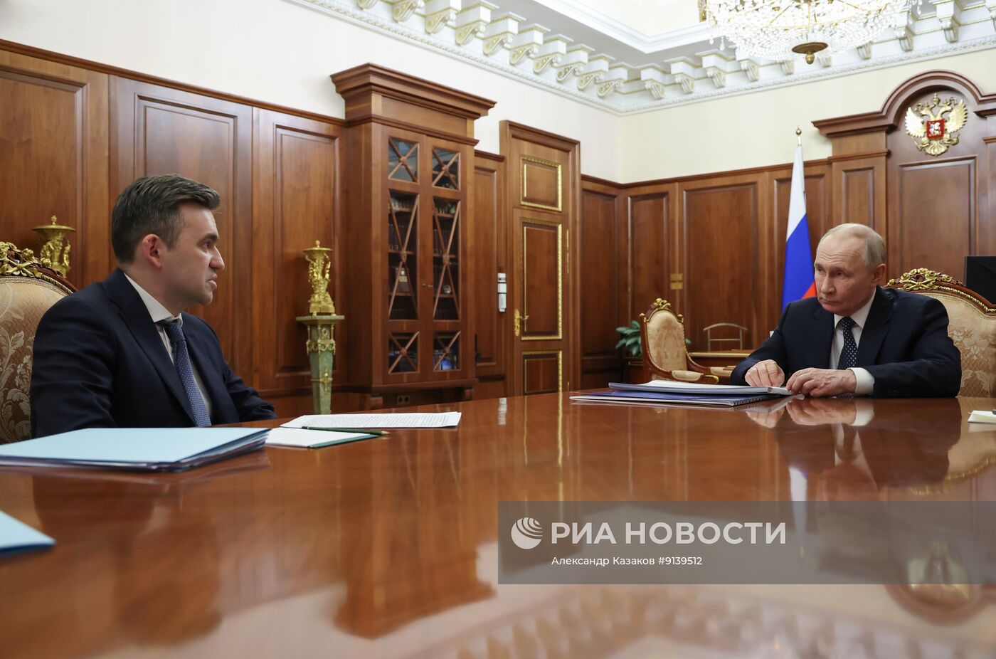 Президент Владимир Путин встретился с губернатором Ивановской области Станиславом Воскресенским
