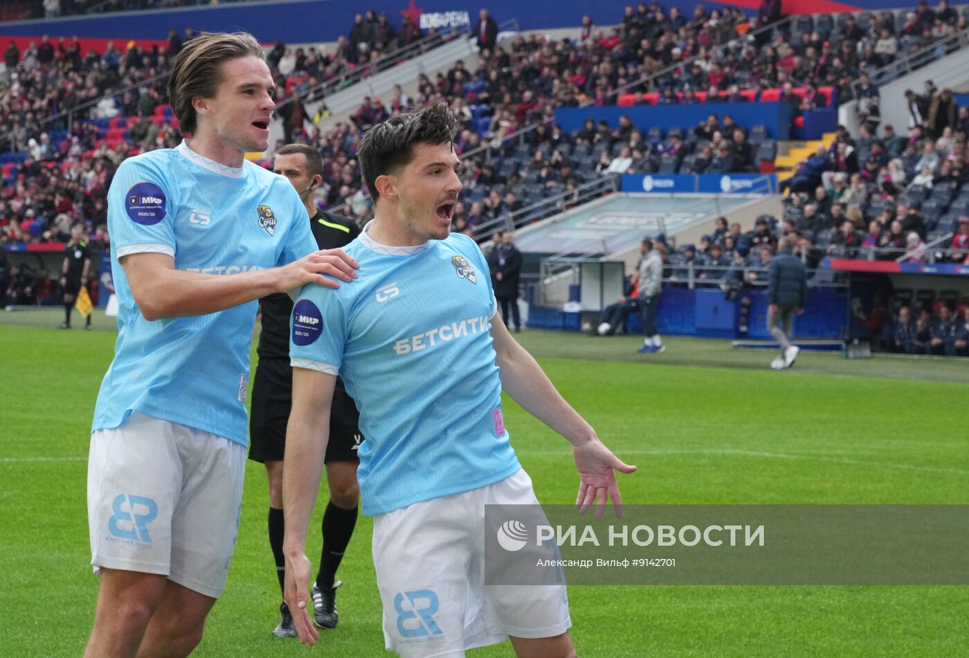 Футбол. РПЛ. ЦСКА (Москва) - "Сочи" (Сочи)