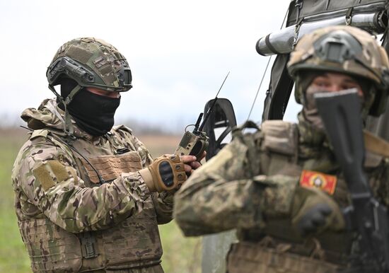 Боевая работа мобильной огневой группы группировки "Южная" на Константиновском направлении СВО