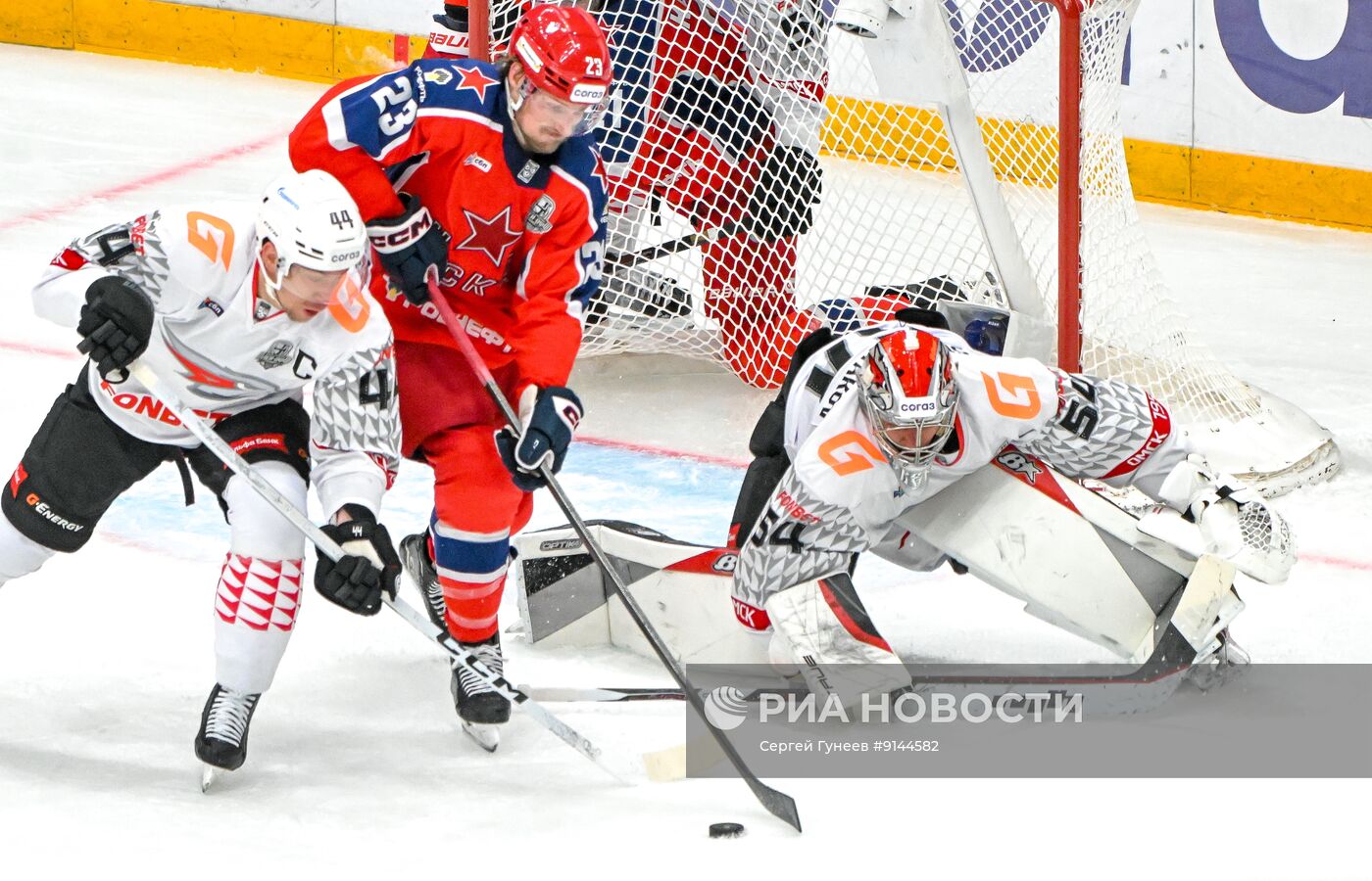 Хоккей. КХЛ. ЦСКА (Москва) - "Авангард" (Омск)