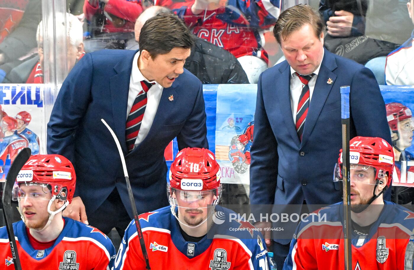 Хоккей. КХЛ. ЦСКА (Москва) - "Авангард" (Омск)