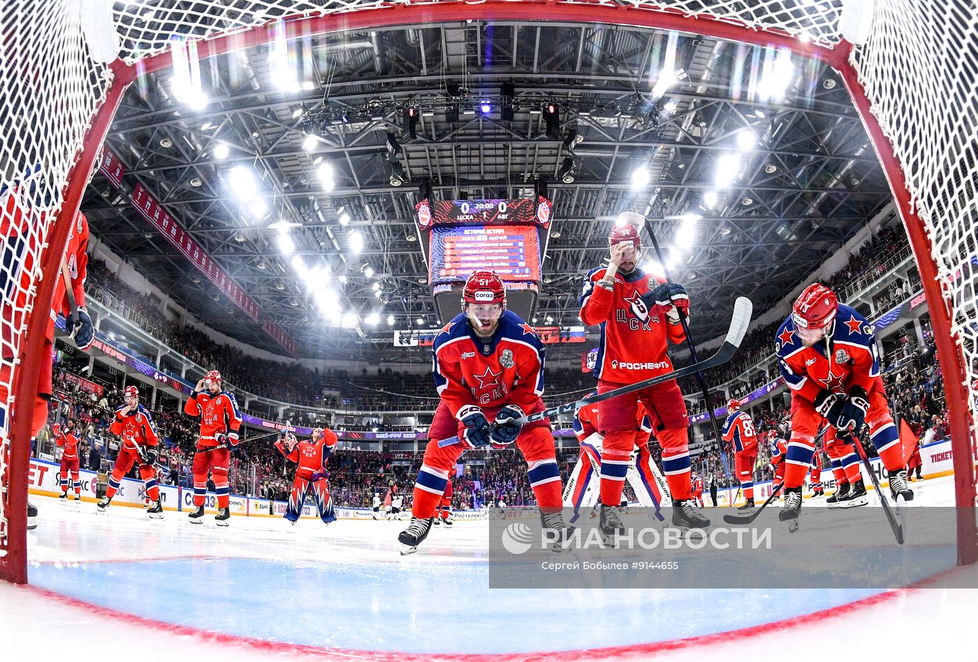 Хоккей. КХЛ. ЦСКА (Москва) - "Авангард" (Омск)