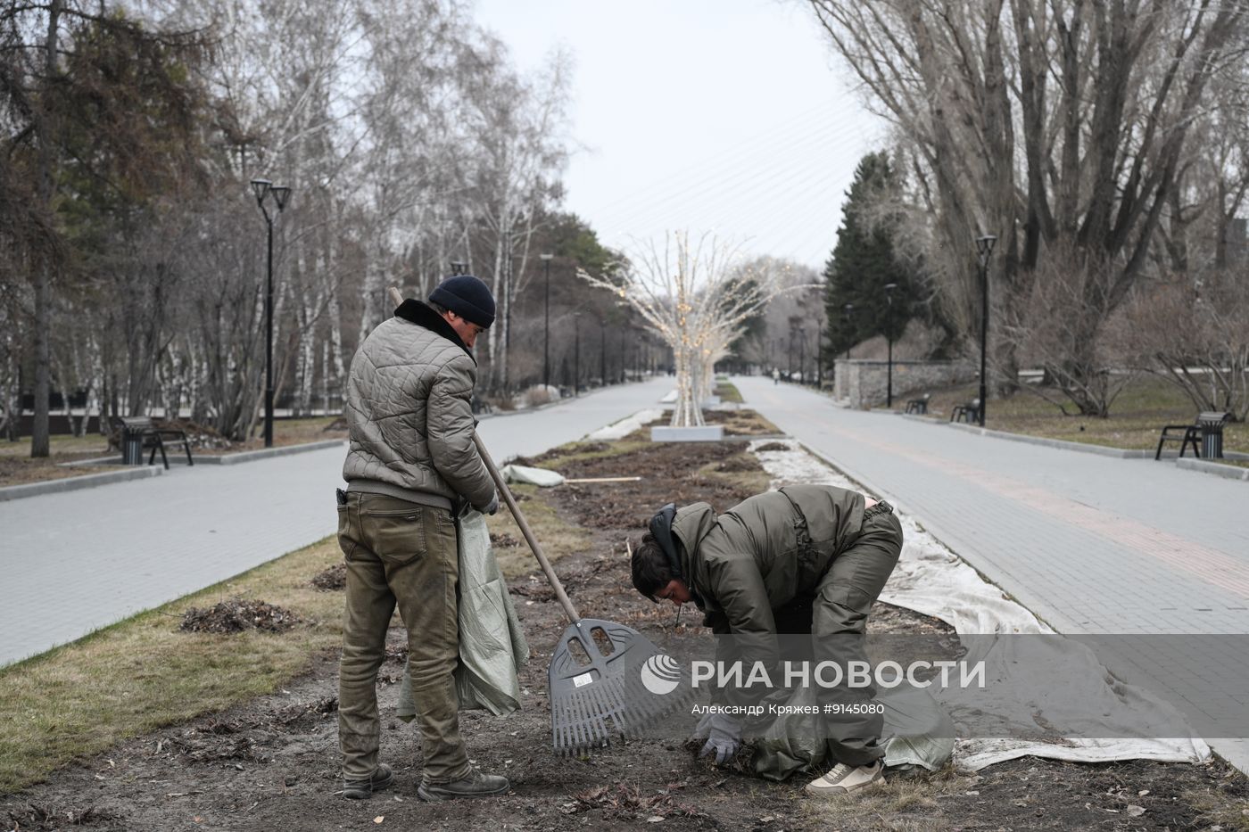 Весна в Новосибирске
