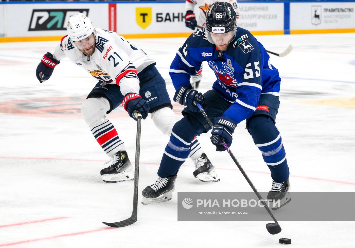 Хоккей. КХЛ. "Торпедо" (Нижний Новгород) - "Металлург" (Магнитогорск)