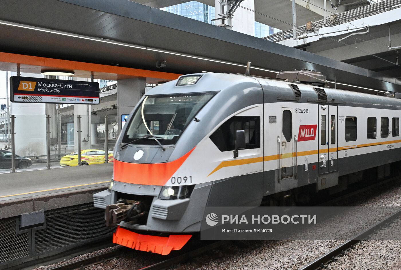 Открытие городского вокзала "Москва-Сити"