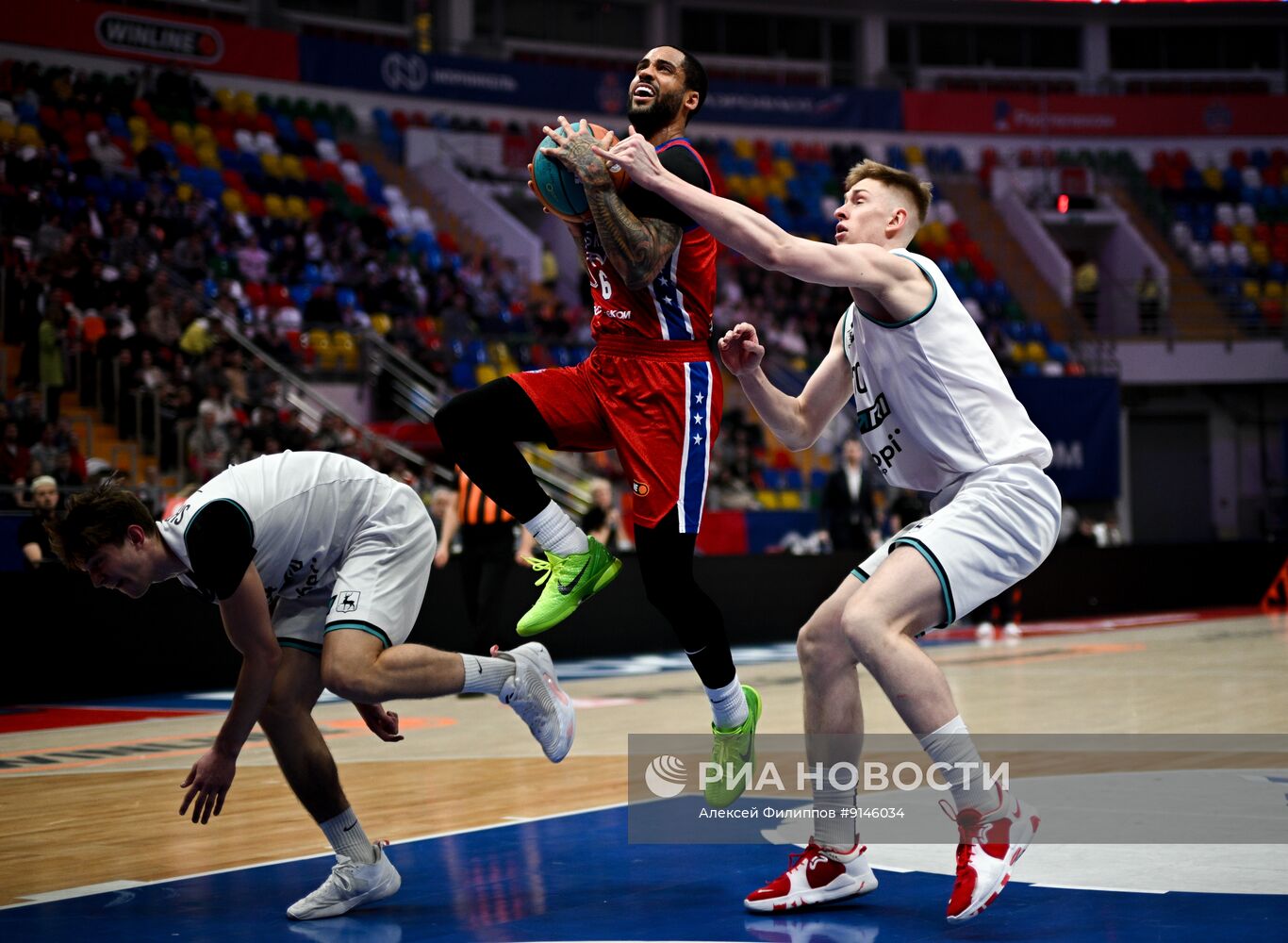 Баскетбол. Единая лига ВТБ. ЦСКА (Москва) - "Пари НН" (Нижний Новгород)