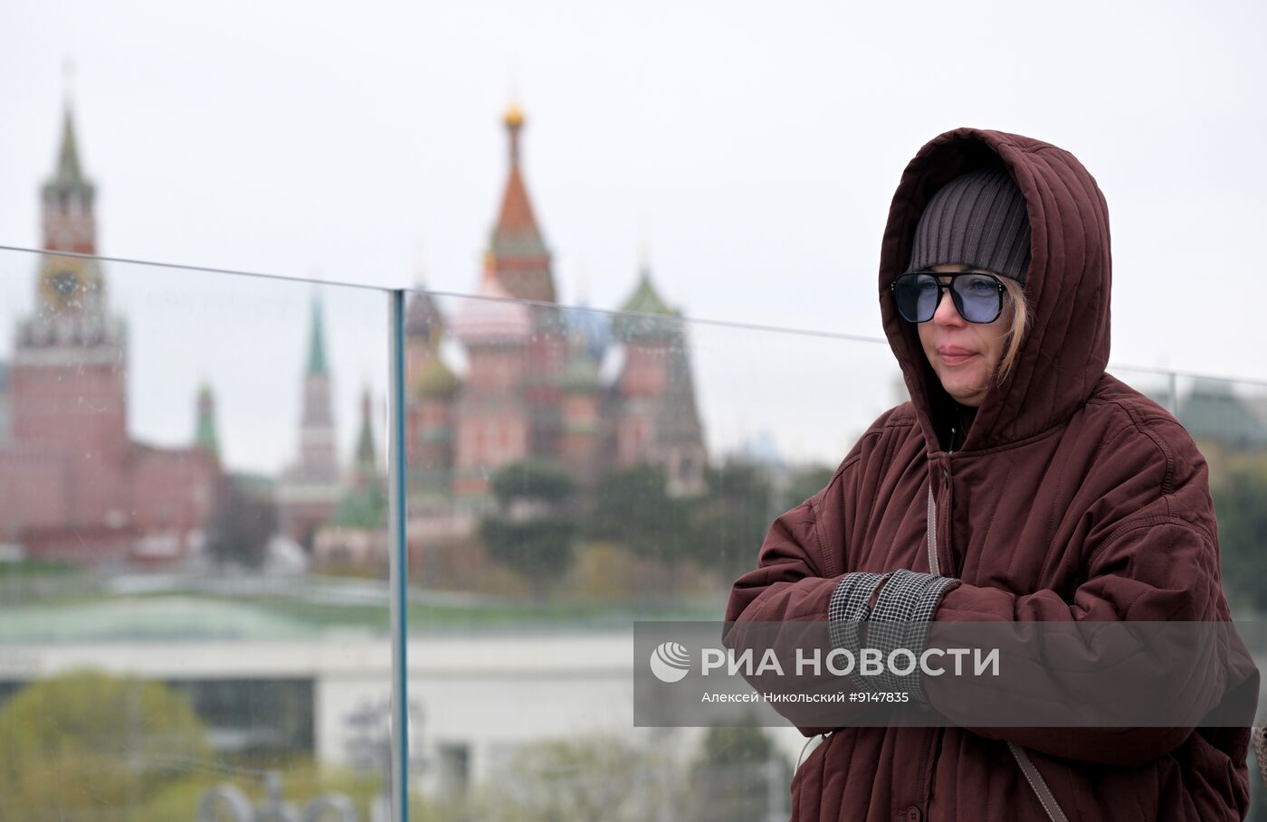 Холодная погода в Москве 