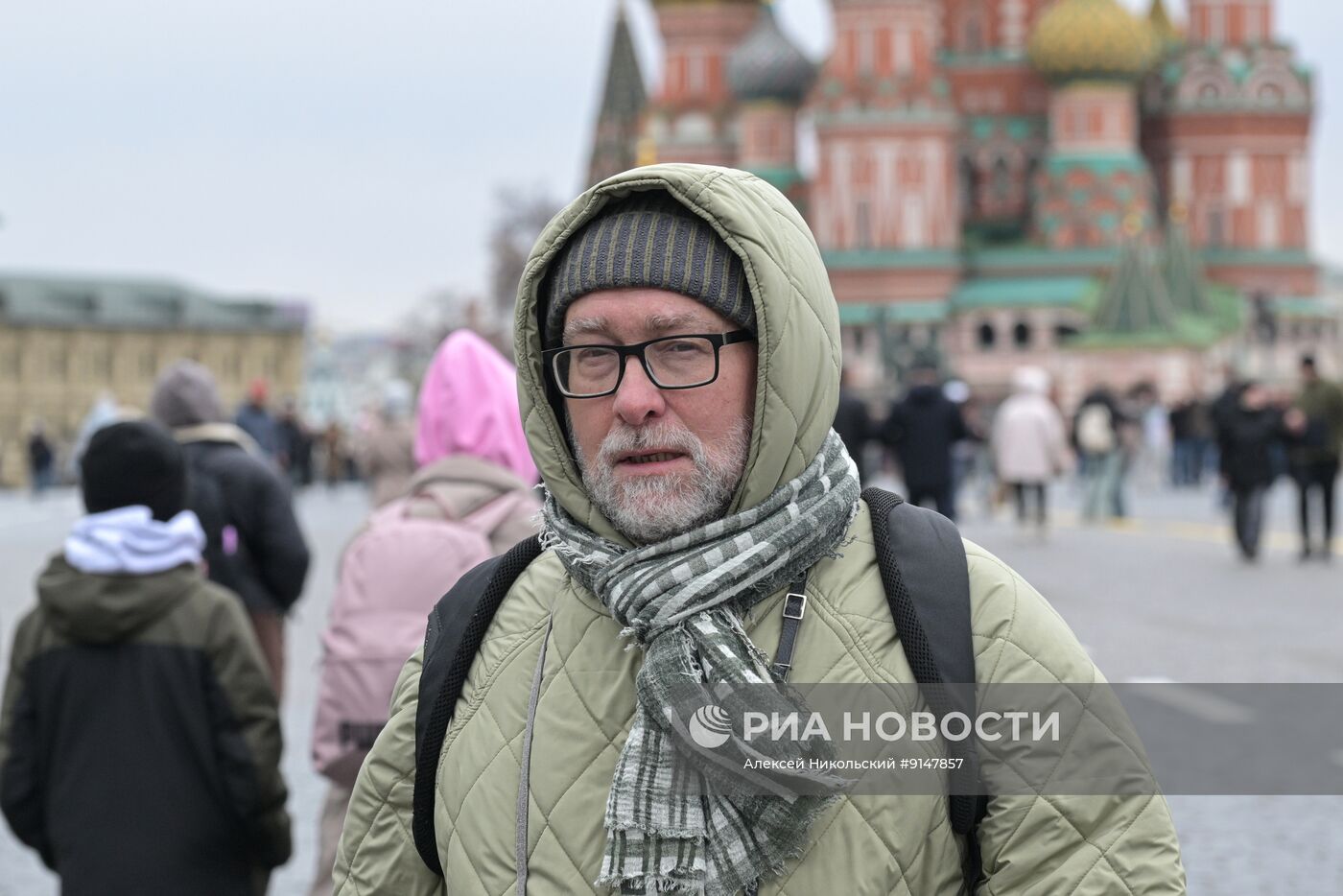 Холодная погода в Москве 