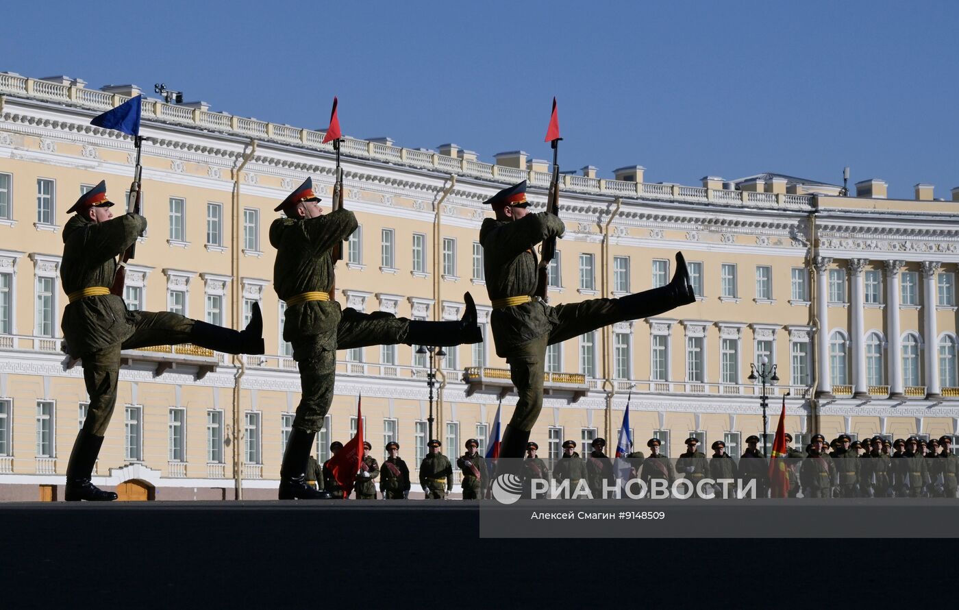 Репетиция Парада Победы в Санкт-Петербурге