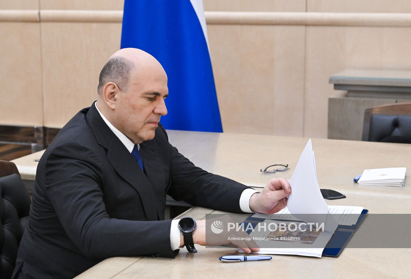 Премьер-министр Михаил Мишустин встретился с ректором РАНХиГС Алексеем Комиссаровым