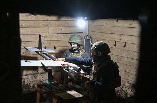 Боевая работа отряда БПЛА "Контора" на Купянском участке фронта